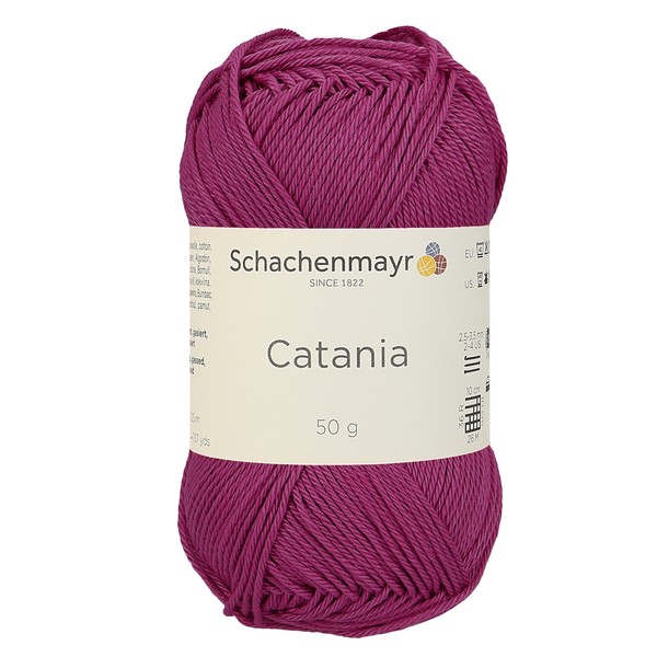 500 g Schachenmayr Catania 100% pamut fonal. 50 g 125 m. Tű 2,5-3,5 mm. 00251