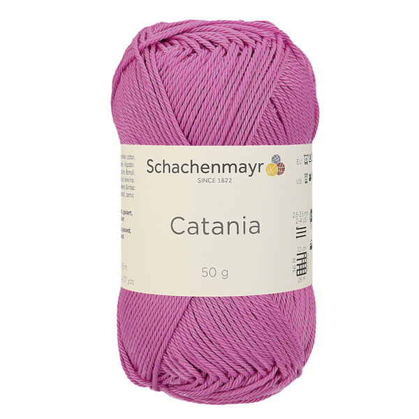 500 g Schachenmayr Catania 100% pamut fonal. 50 g 125 m. Tű 2,5-3,5 mm. 00398