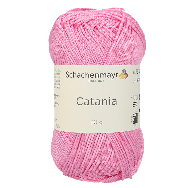 500 g Schachenmayr Catania 100% pamut fonal. 50 g 125 m. Tű 2,5-3,5 mm. 00222
