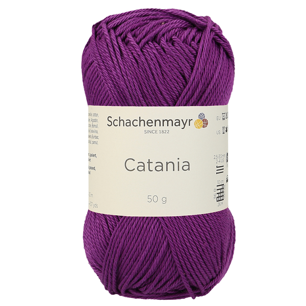 500 g Schachenmayr Catania 100% pamut fonal. 50 g 125 m. Tű 2,5-3,5 mm. 00282