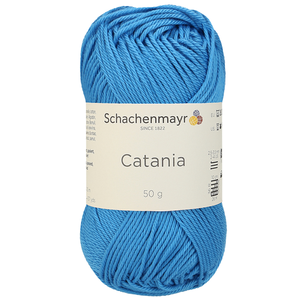 500 g Schachenmayr Catania 100% pamut fonal. 50 g 125 m. Tű 2,5-3,5 mm. 00384