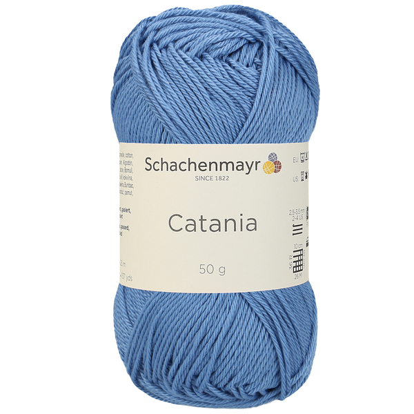 500 g Schachenmayr Catania 100% pamut fonal. 50 g 125 m. Tű 2,5-3,5 mm. 00247