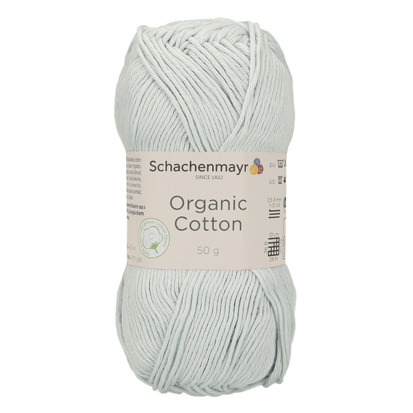 500 g Schachenmayr Organic Cotton 100% pamut fonal. 50 g 155 m.Tű 2,5-3 mm.00090