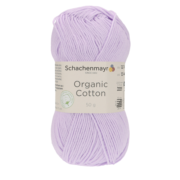 500 g Schachenmayr Organic Cotton 100% pamut fonal. 50 g 155 m.Tű 2,5-3 mm.00047