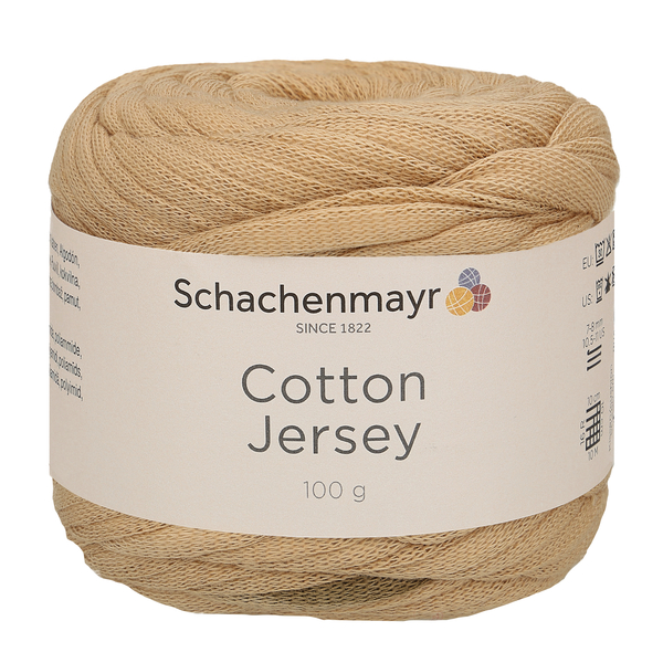 900 g Schachenmayr Cotton Jersey 70% pamut fonal. 100 g 74 m.Tű 7-8 mm. 00010