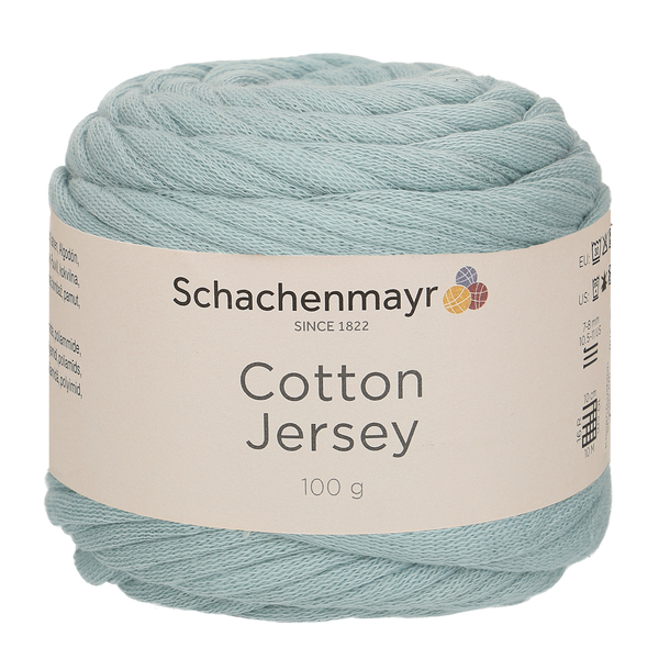 900 g Schachenmayr Cotton Jersey 70% pamut fonal. 100 g 74 m.Tű 7-8 mm. 00052