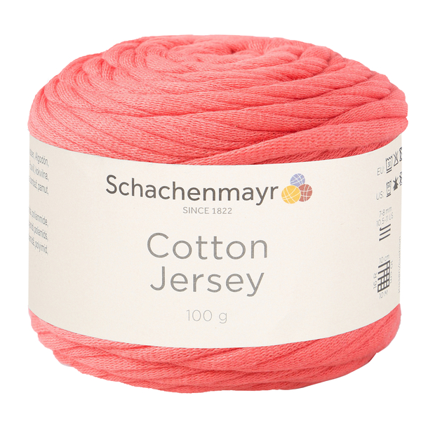 900 g Schachenmayr Cotton Jersey 70% pamut fonal. 100 g 74 m.Tű 7-8 mm. 00036