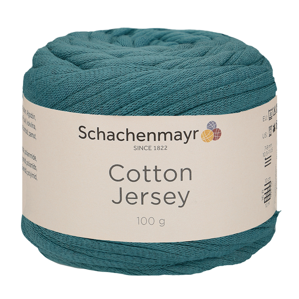 900 g Schachenmayr Cotton Jersey 70% pamut fonal. 100 g 74 m.Tű 7-8 mm. 00070
