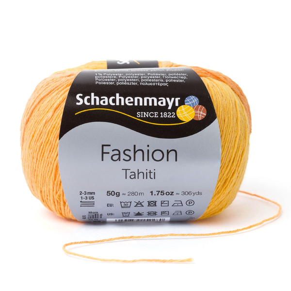 500 g Schachenmayr Tahiti 99% pamut fonal. 50 g 280 m. Tű 2-3 mm. 07606