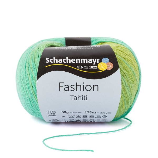 500 g Schachenmayr Tahiti 99% pamut fonal. 50 g 280 m. Tű 2-3 mm. 07617