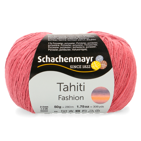 500 g Schachenmayr Tahiti 99% pamut fonal. 50 g 280 m. Tű 2-3 mm. 07695