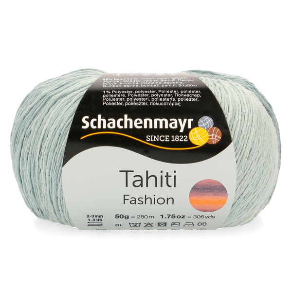 500 g Schachenmayr Tahiti 99% pamut fonal. 50 g 280 m. Tű 2-3 mm. 07697