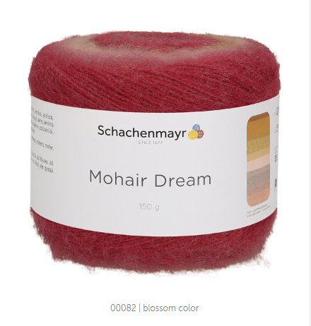 900 g 6 db Schachenmayr Mohair Dream 84% akril 8% mohair 8% gyapjú. Tű 3,5-4. 82
